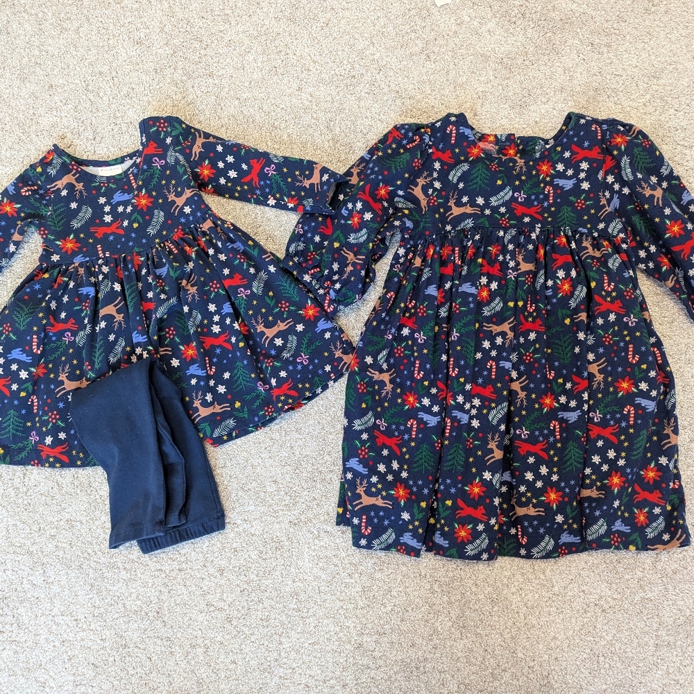 Hanna Andersson Girls Matching holiday set